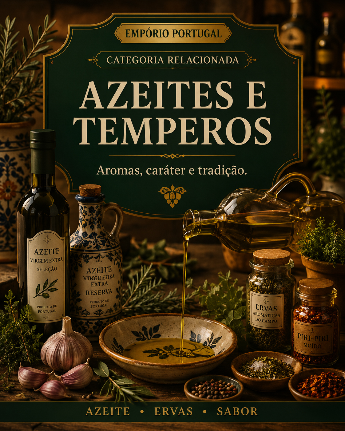 Aceites y especias portuguesas — categoría relacionada