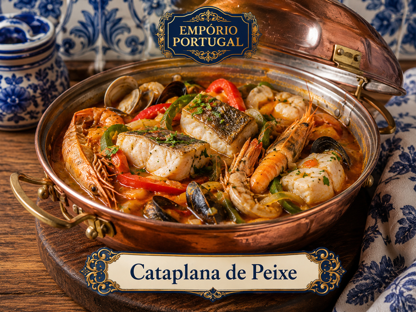 Ilustração editorial de Receitas do Algarve