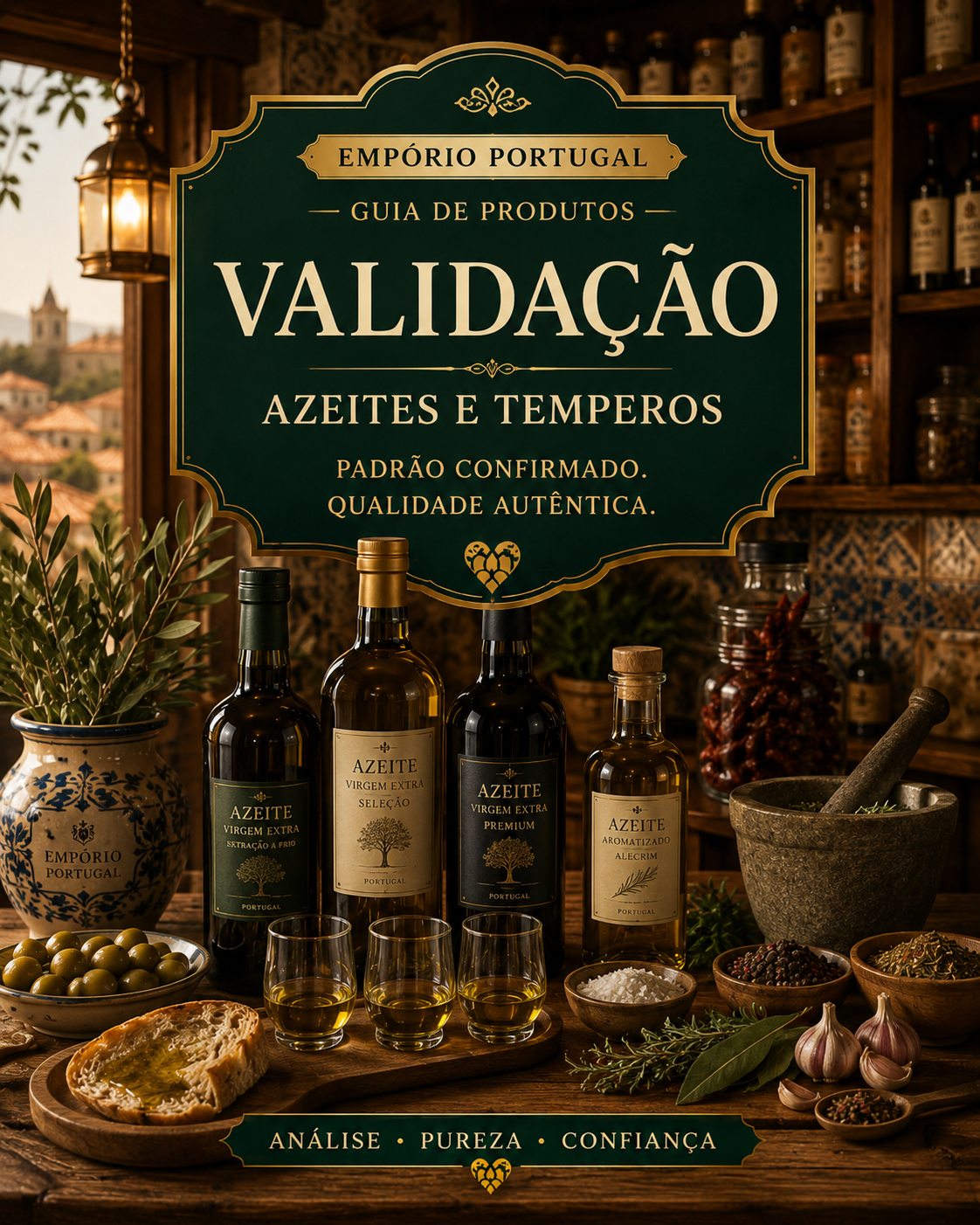 Estado y validación comercial de la categoría de aceites y especias portugueses