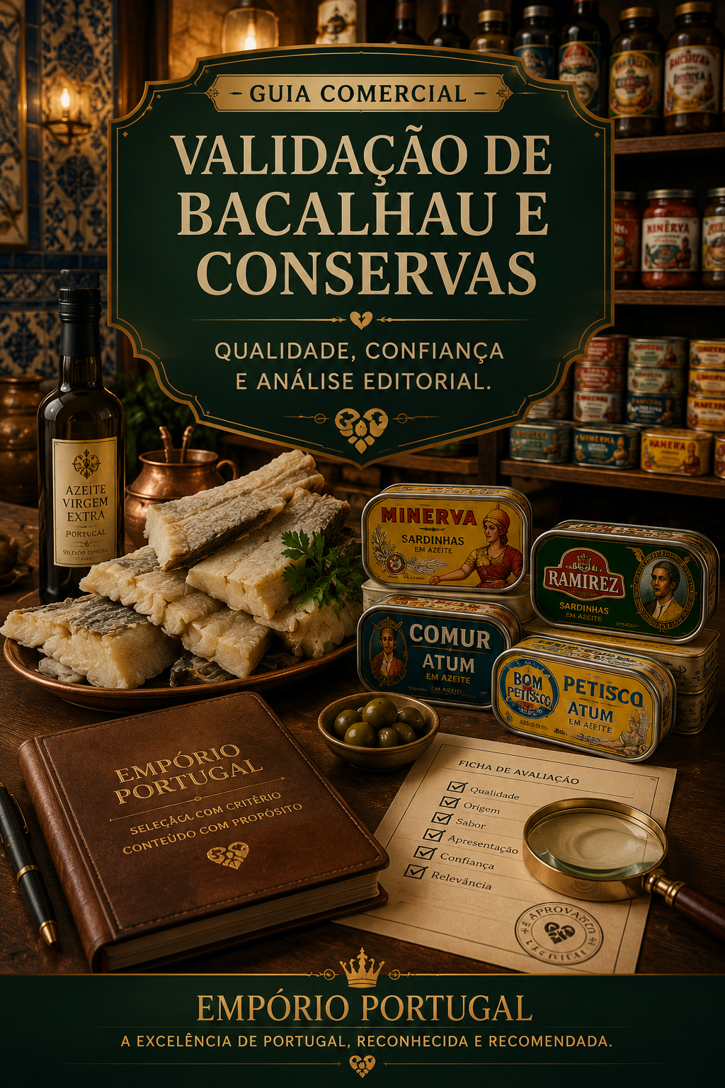Proceso de validación comercial para bacalao y conservas portuguesas