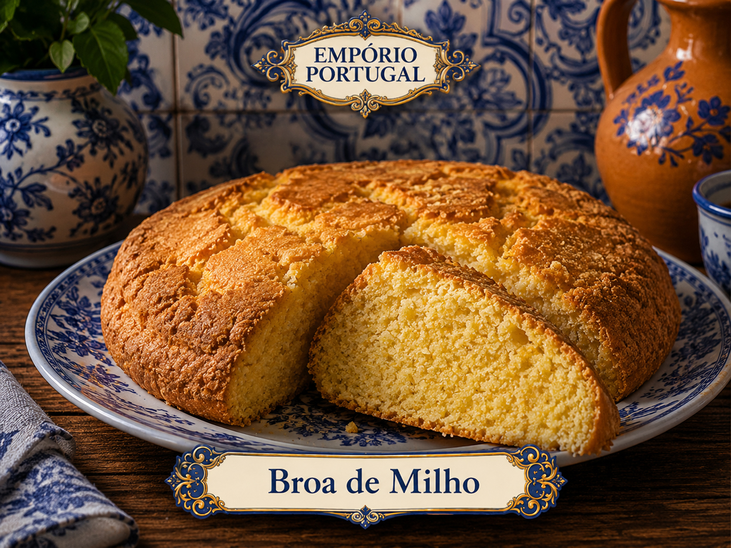 Foto de Broa de milho - receita portuguesa tradicional