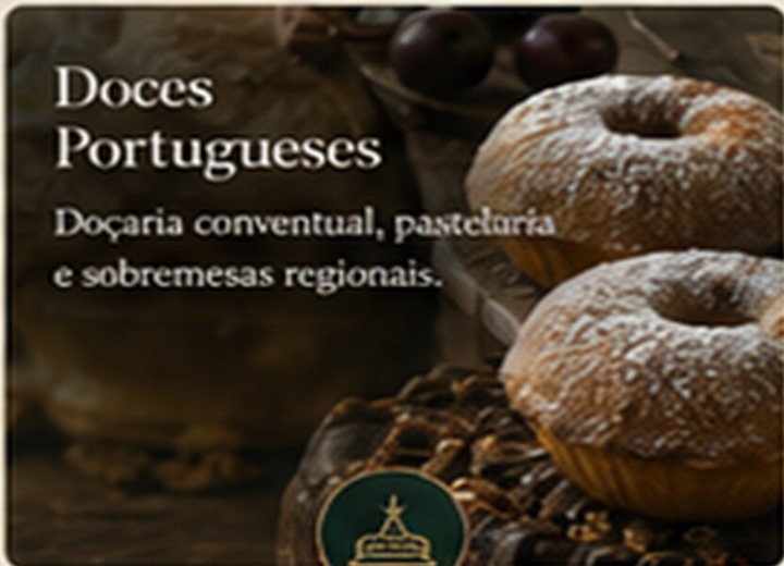Doçaria conventual portuguesa em estilo editorial