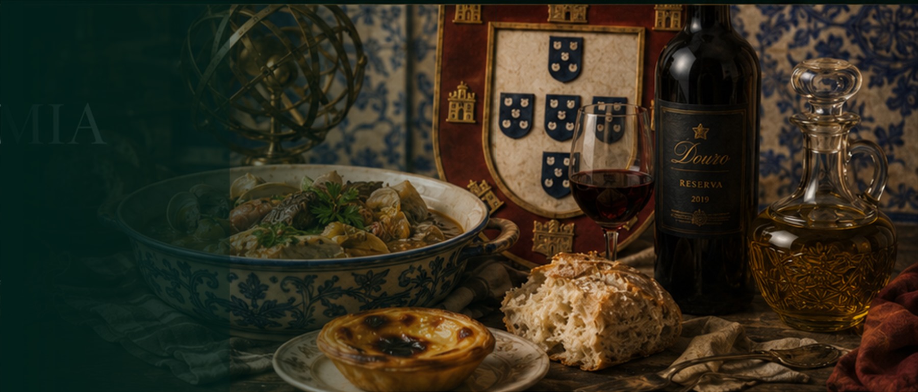 Premium editorial composition for the Empório Portugal community
